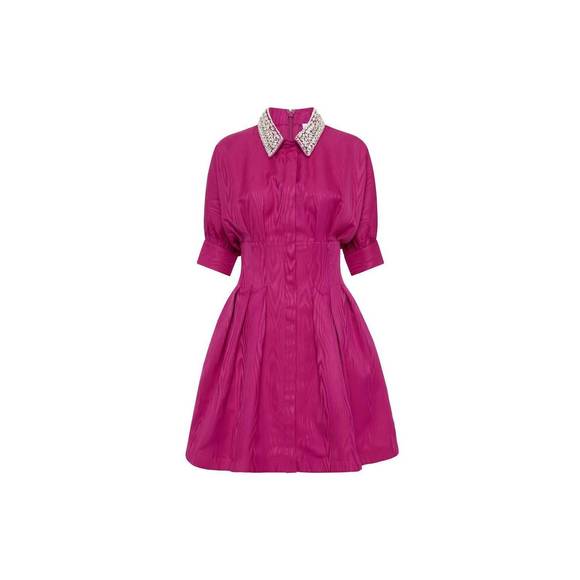 NEW REBECCA VALLANCE cynthia mini dress in berry - Picture 5 of 5
